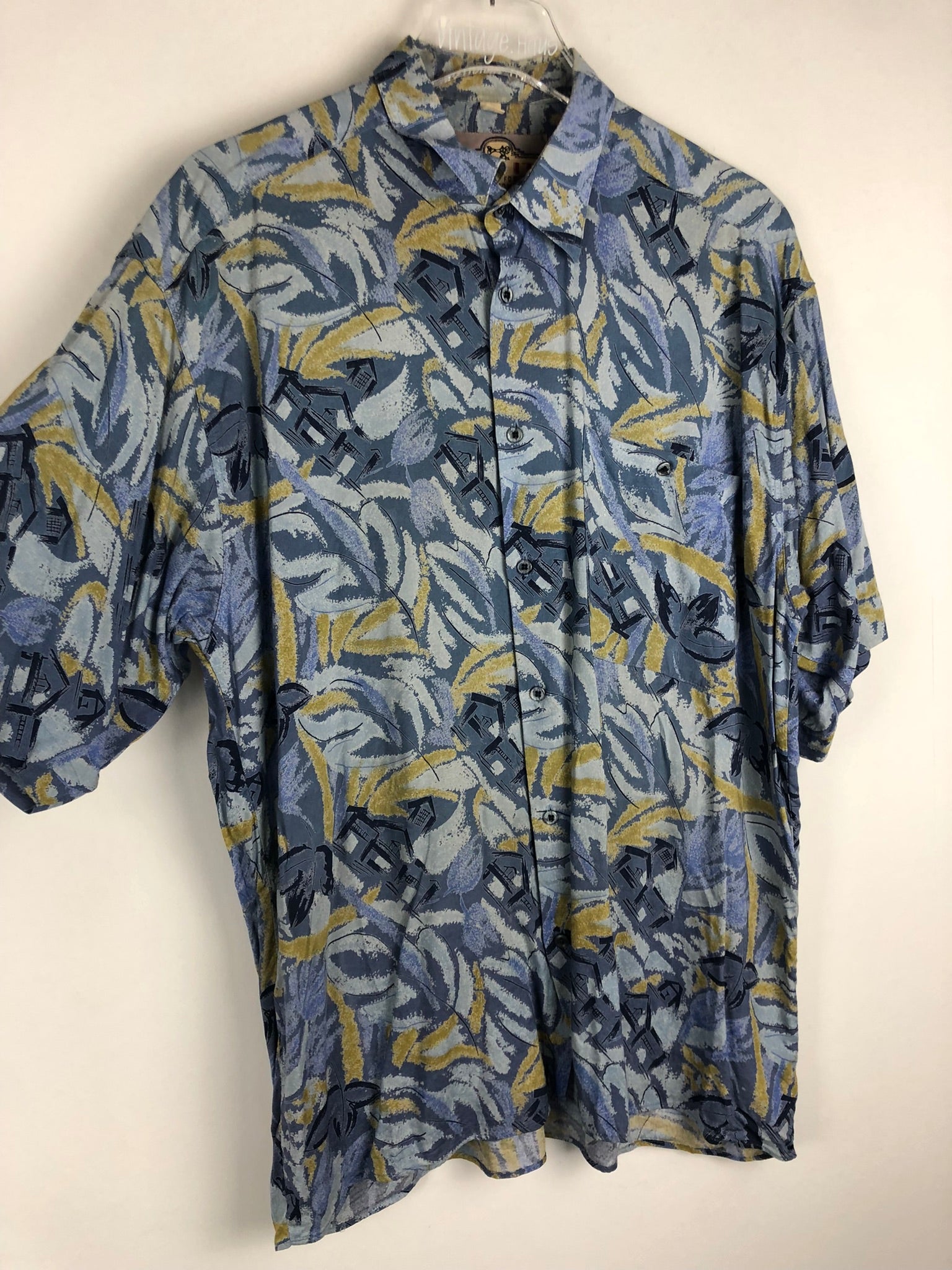 Vintage Crazy Pattern Hemd (M)