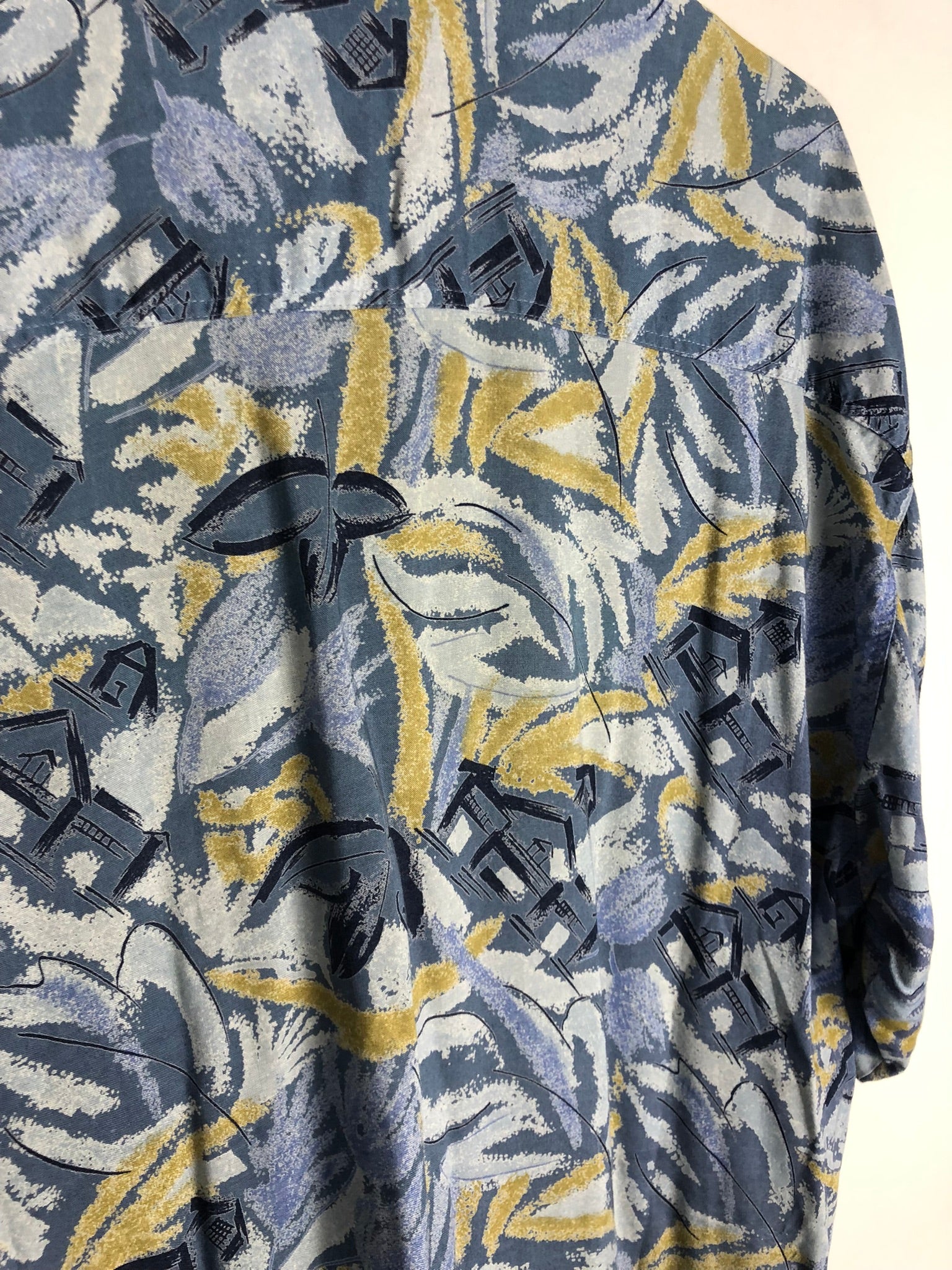Vintage Crazy Pattern Hemd (M)