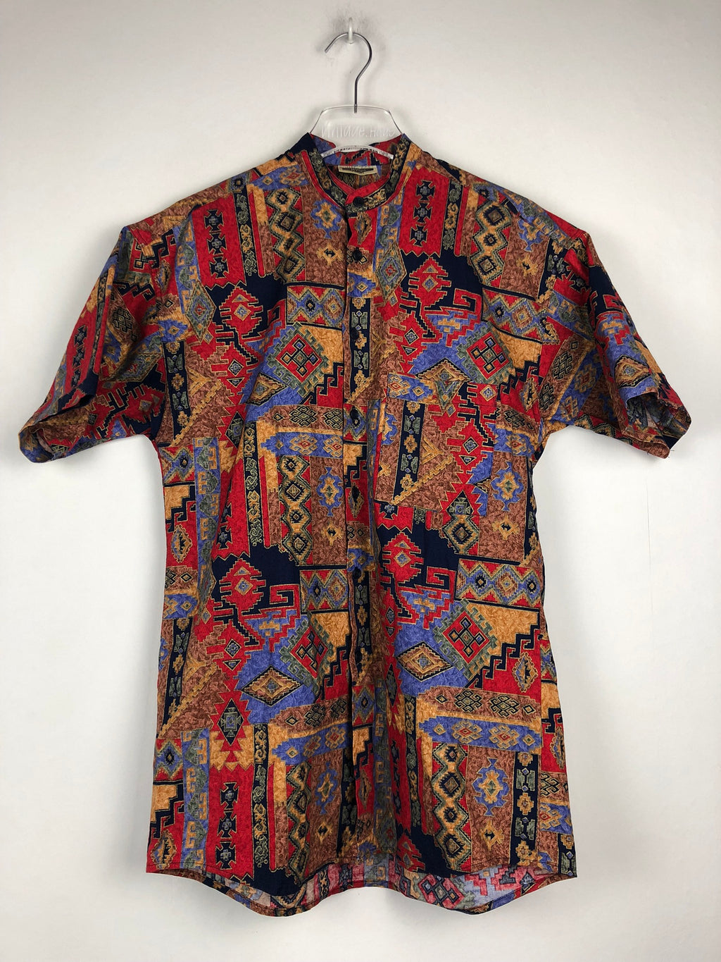 Vintage Crazy Pattern Hemd (S)