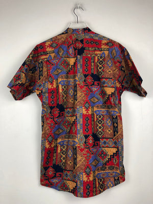 Vintage Crazy Pattern Hemd (S)