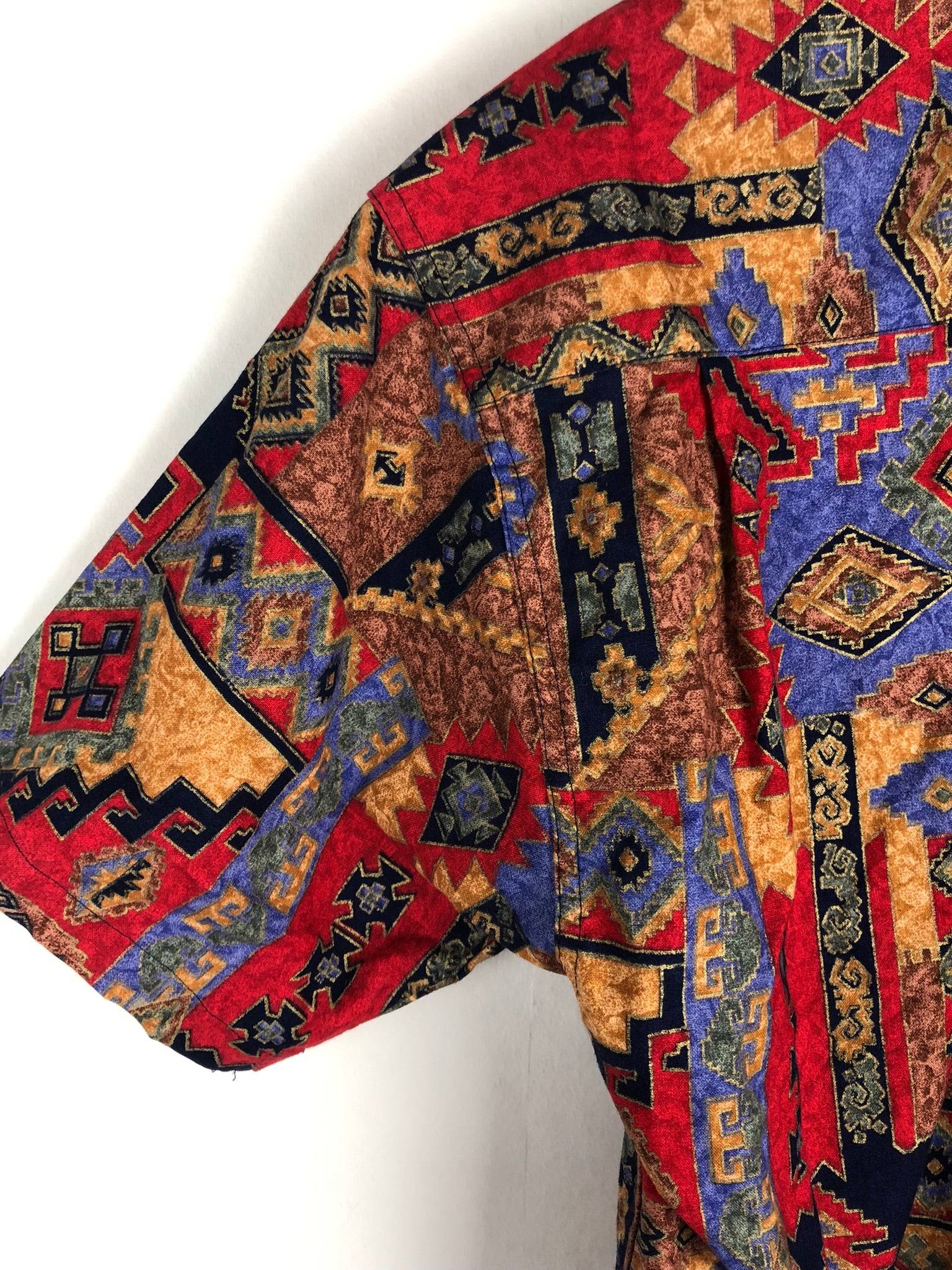 Vintage Crazy Pattern Hemd (S)