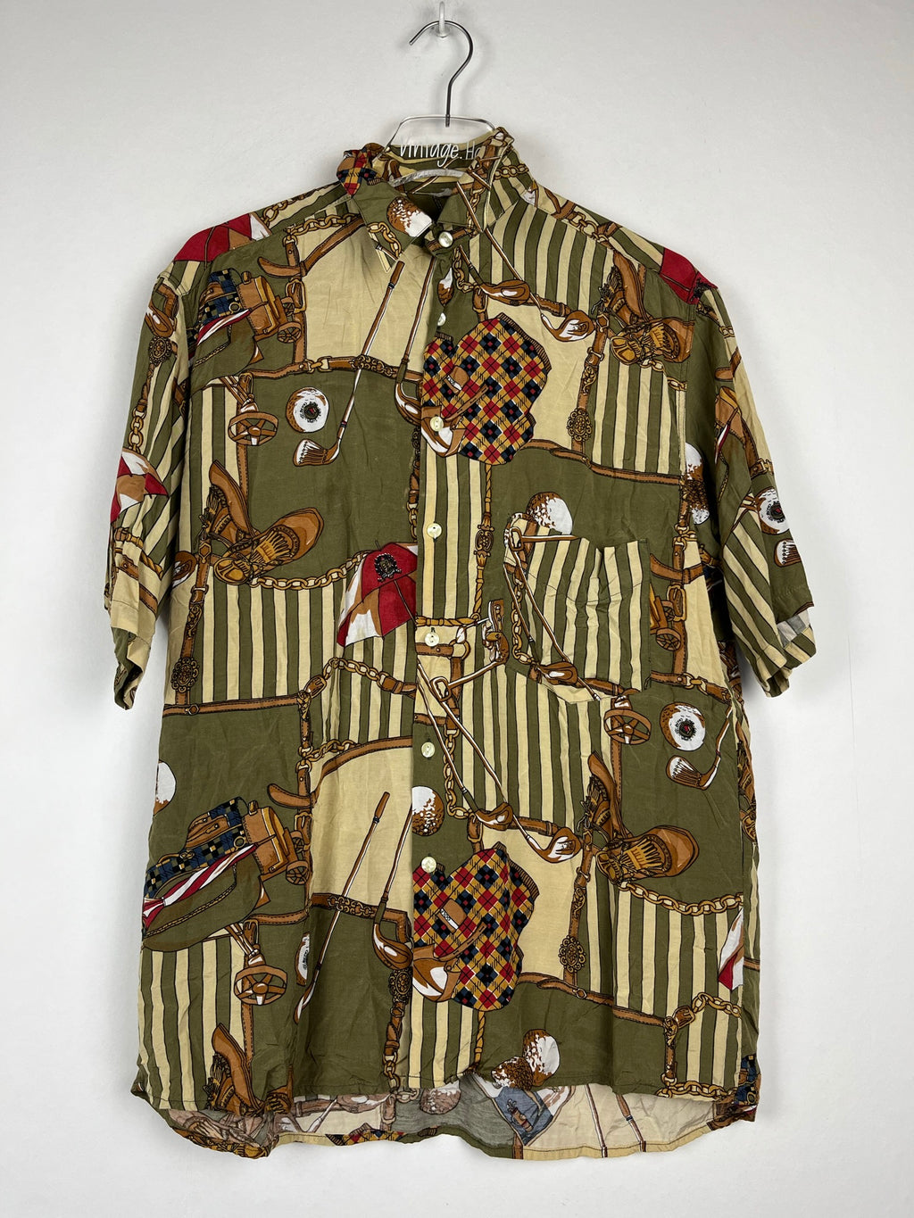 Vintage Crazy Pattern Hemd (S)