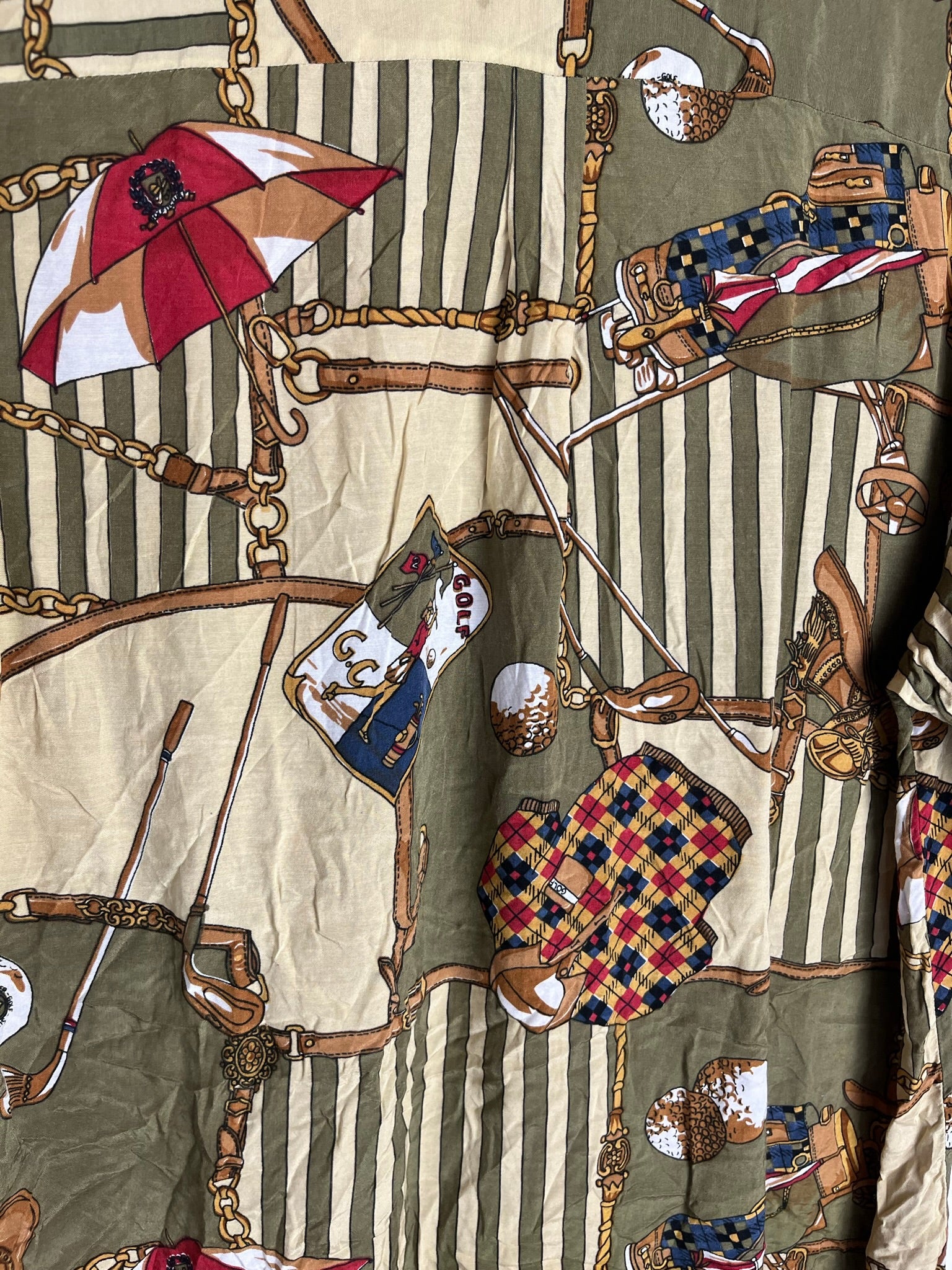 Vintage Crazy Pattern Hemd (S)