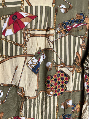 Vintage Crazy Pattern Hemd (S)