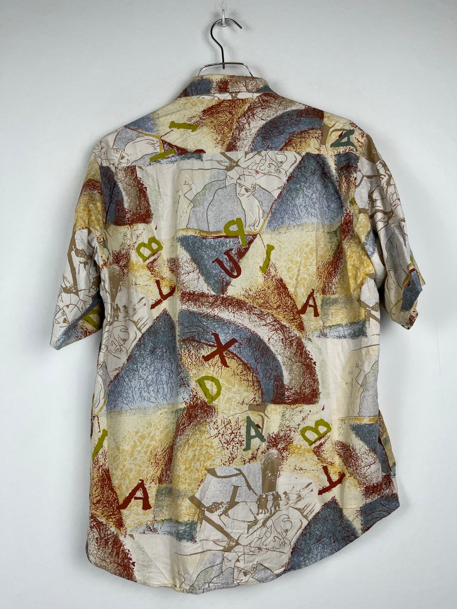Vintage Crazy Pattern Hemd (S-M)