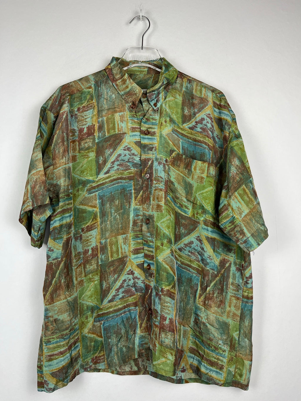 Vintage Crazy Pattern Hemd (L)