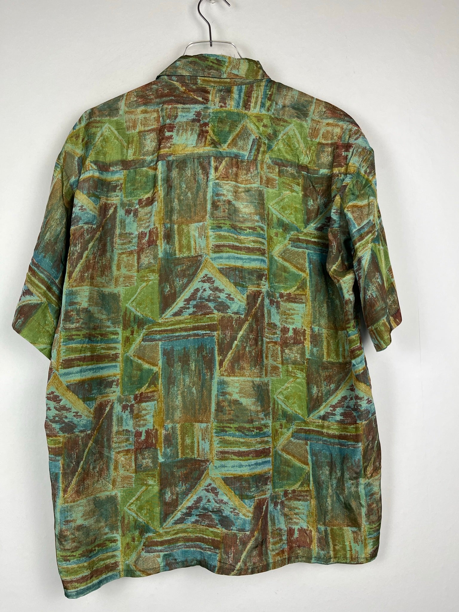 Vintage Crazy Pattern Hemd (L)