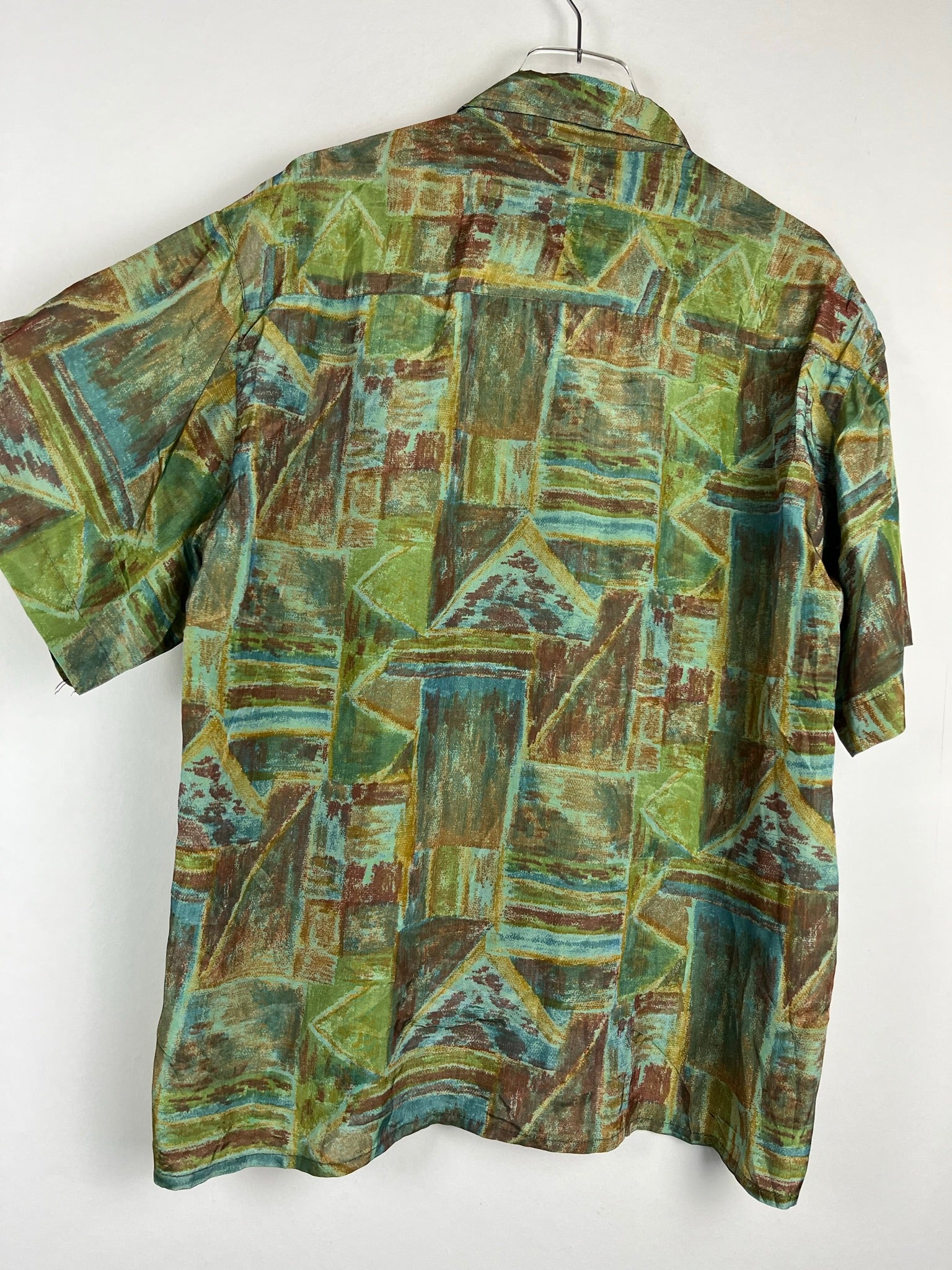 Vintage Crazy Pattern Hemd (L)