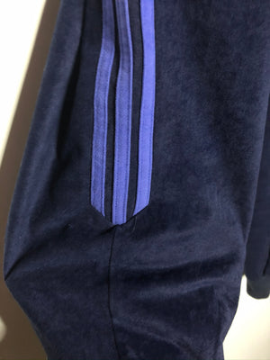 Vintage Adidas Velour Jogginghose (S-M)