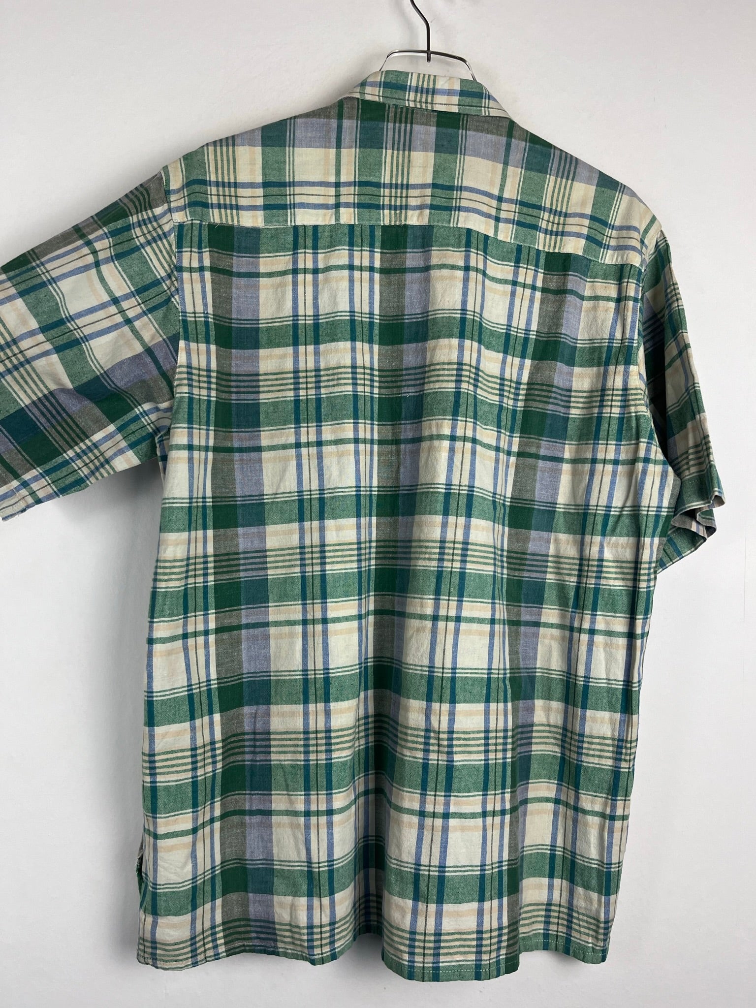 Vintage Crazy Pattern Baumwollhemd (M-L)