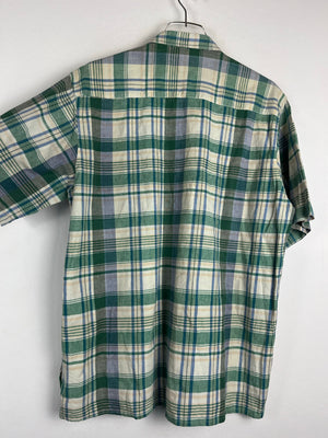 Vintage Crazy Pattern Baumwollhemd (M-L)
