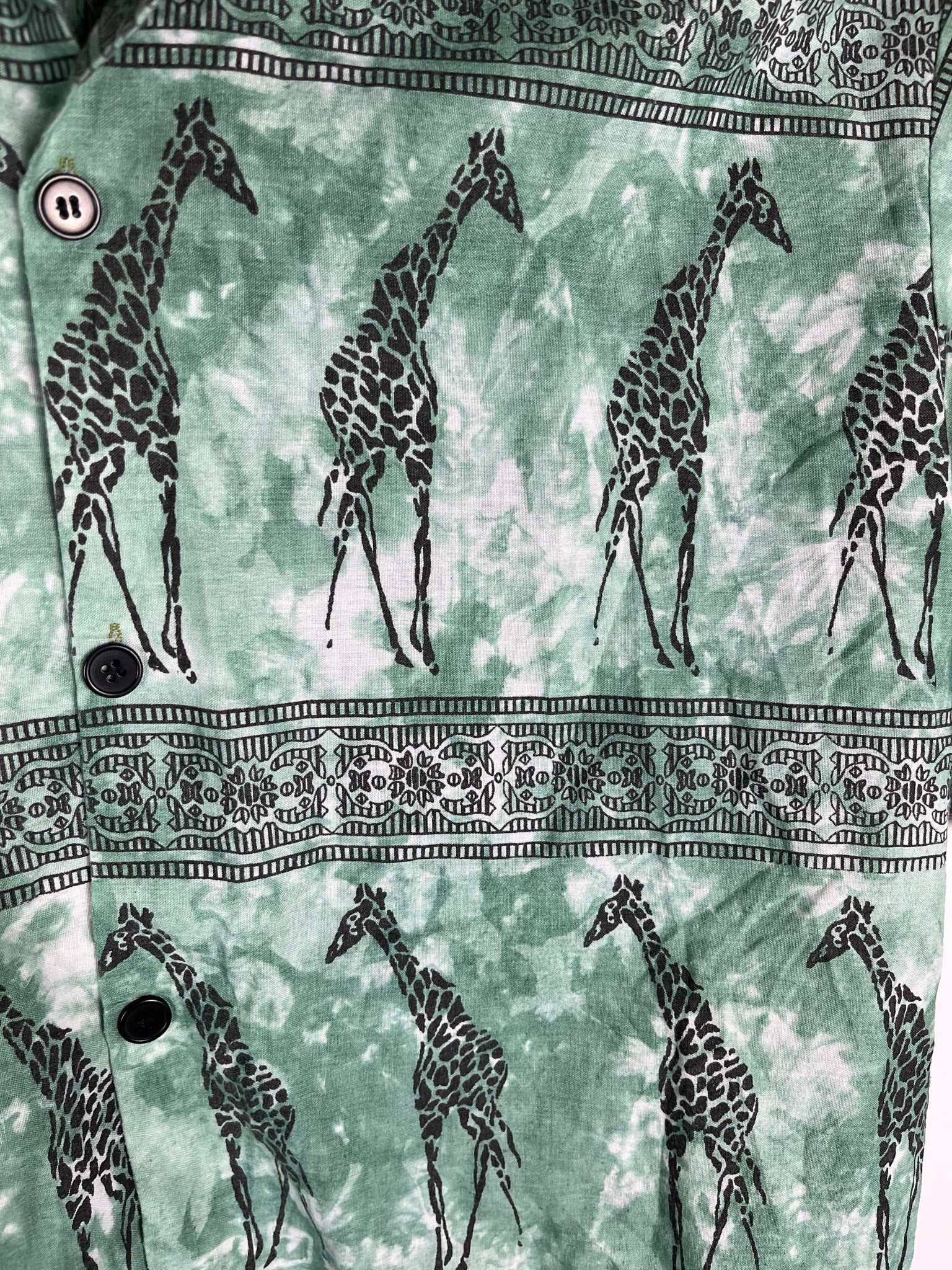 Vintage Crazy Pattern Hemd (M)