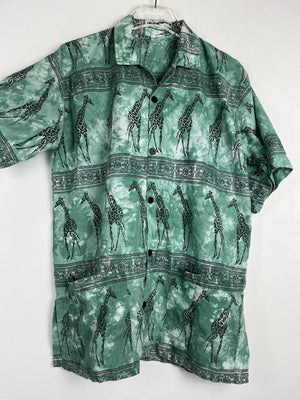 Vintage Crazy Pattern Hemd (M)