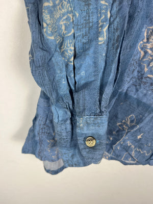 Vintage Crazy Pattern Hemd (L)