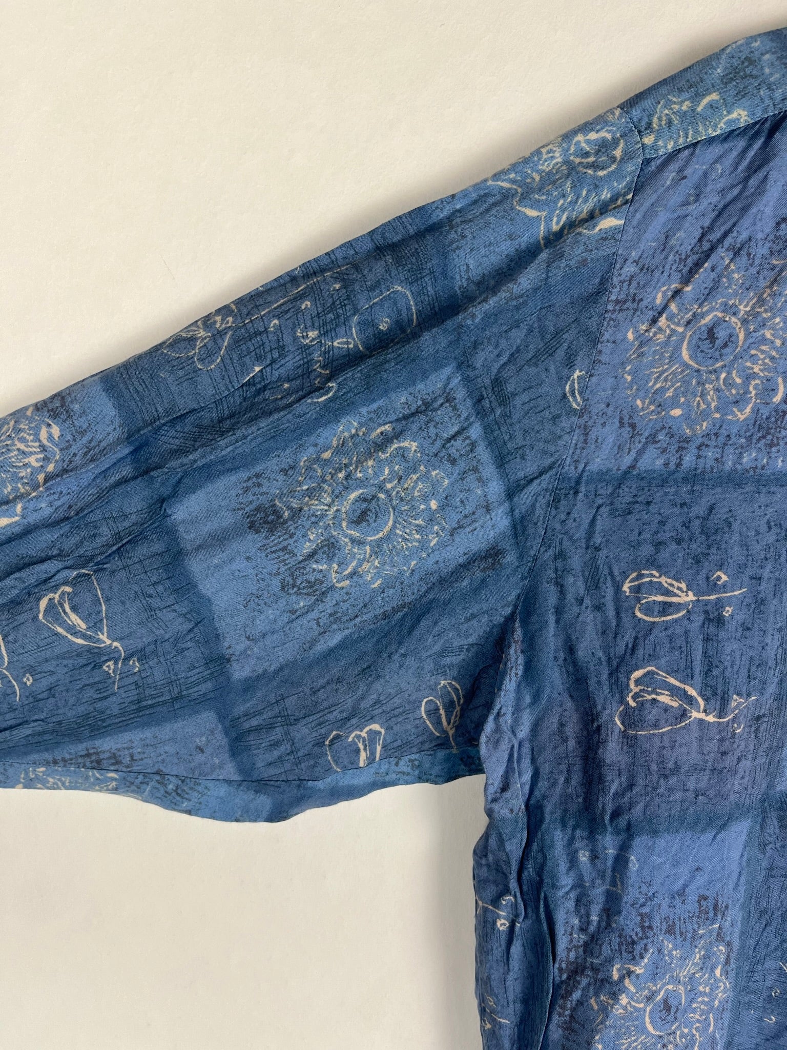 Vintage Crazy Pattern Hemd (L)