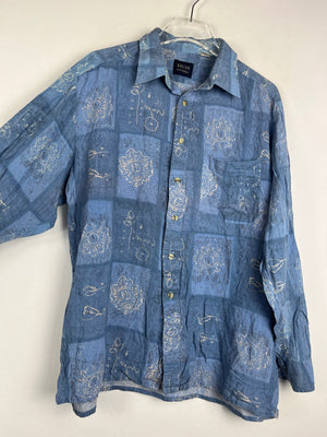 Vintage Crazy Pattern Hemd (L)