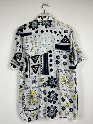 Vintage Crazy Pattern Hemd (L)