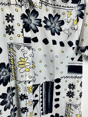 Vintage Crazy Pattern Hemd (L)