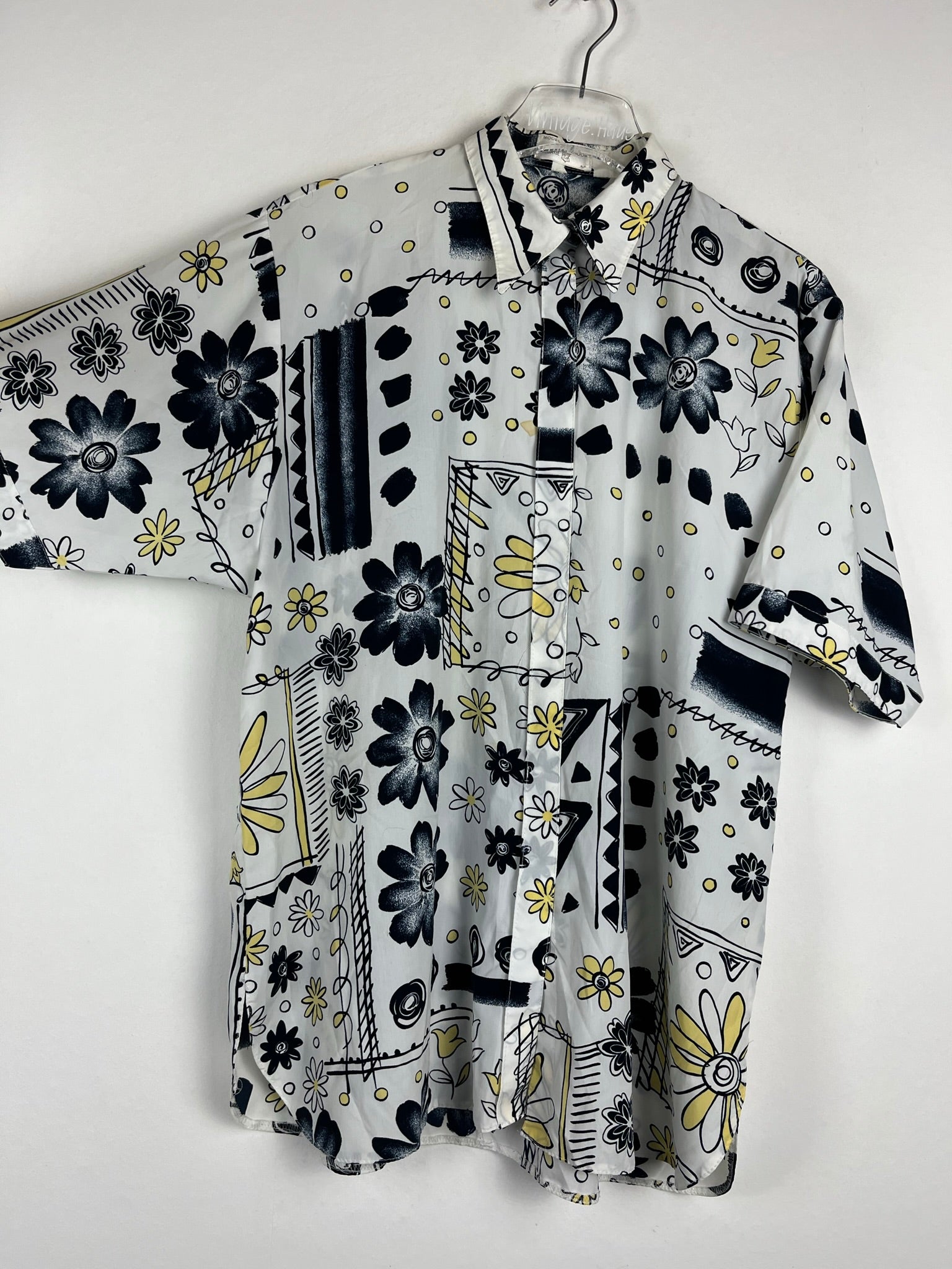 Vintage Crazy Pattern Hemd (L)
