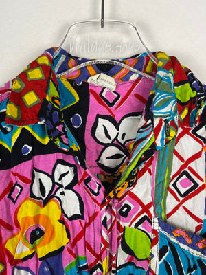Vintage Crazy Pattern Hemd (S)