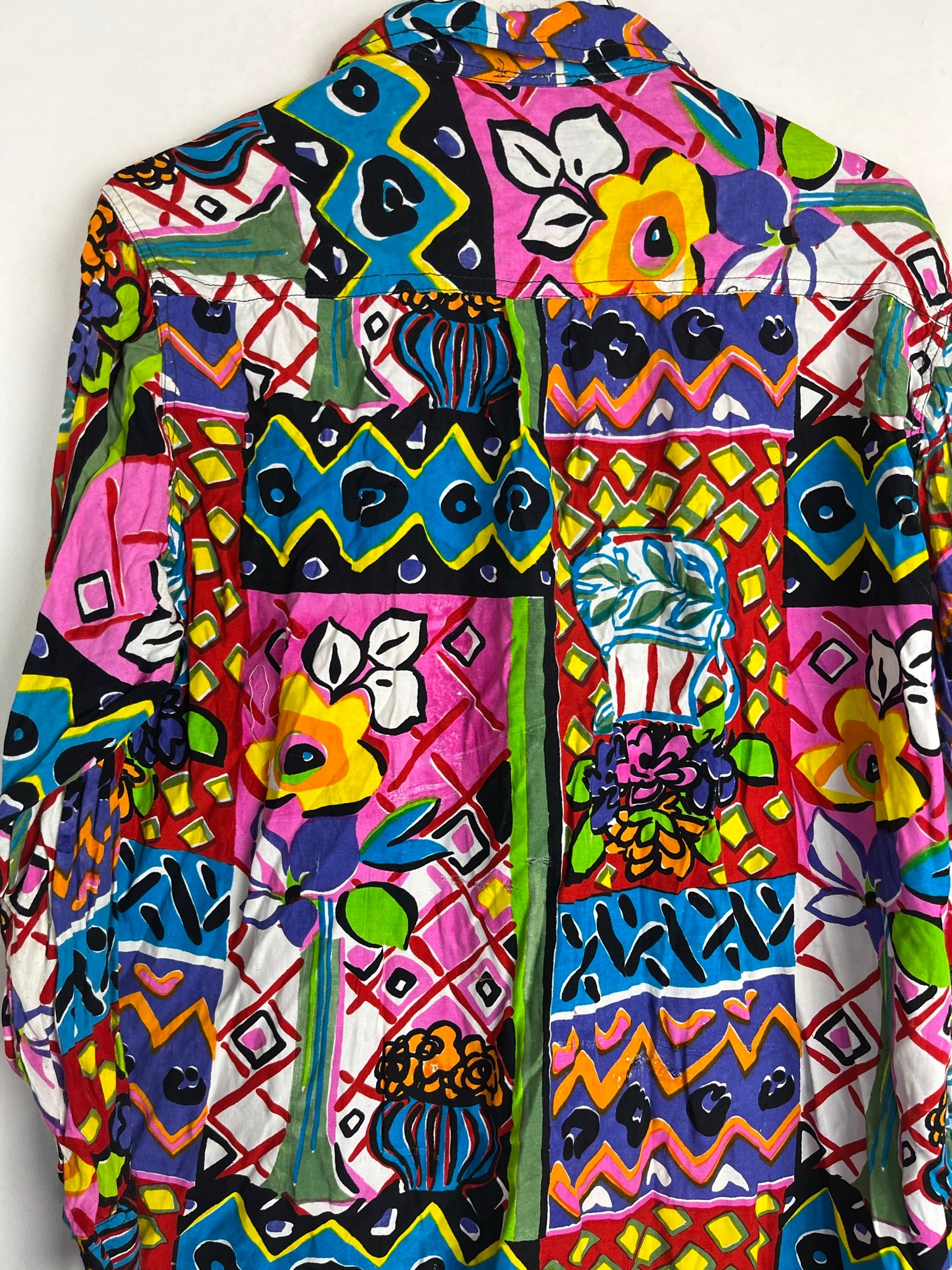 Vintage Crazy Pattern Hemd (S)
