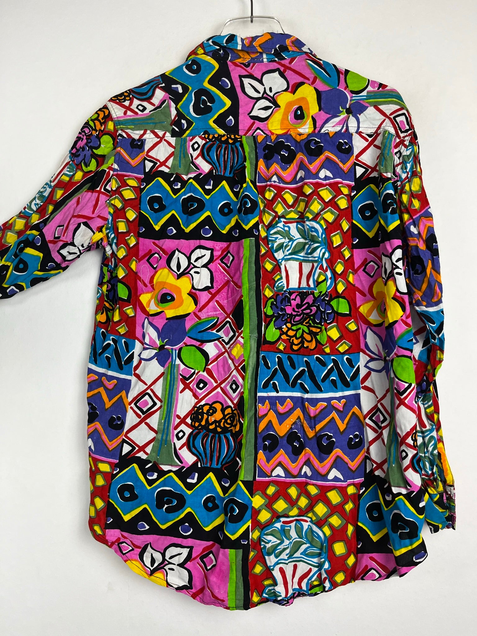 Vintage Crazy Pattern Hemd (S)