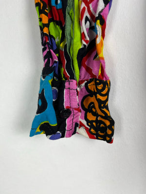 Vintage Crazy Pattern Hemd (S)