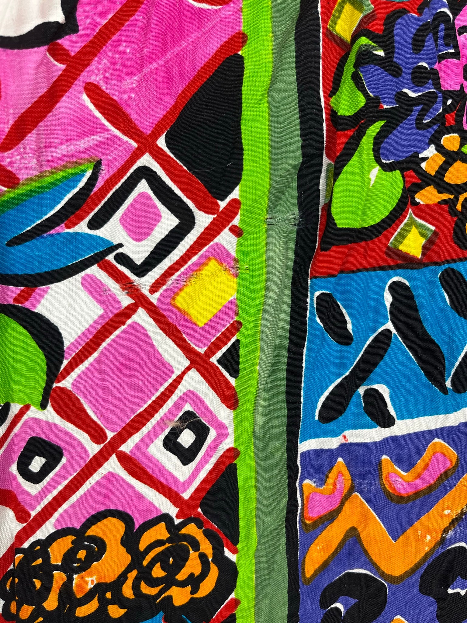 Vintage Crazy Pattern Hemd (S)