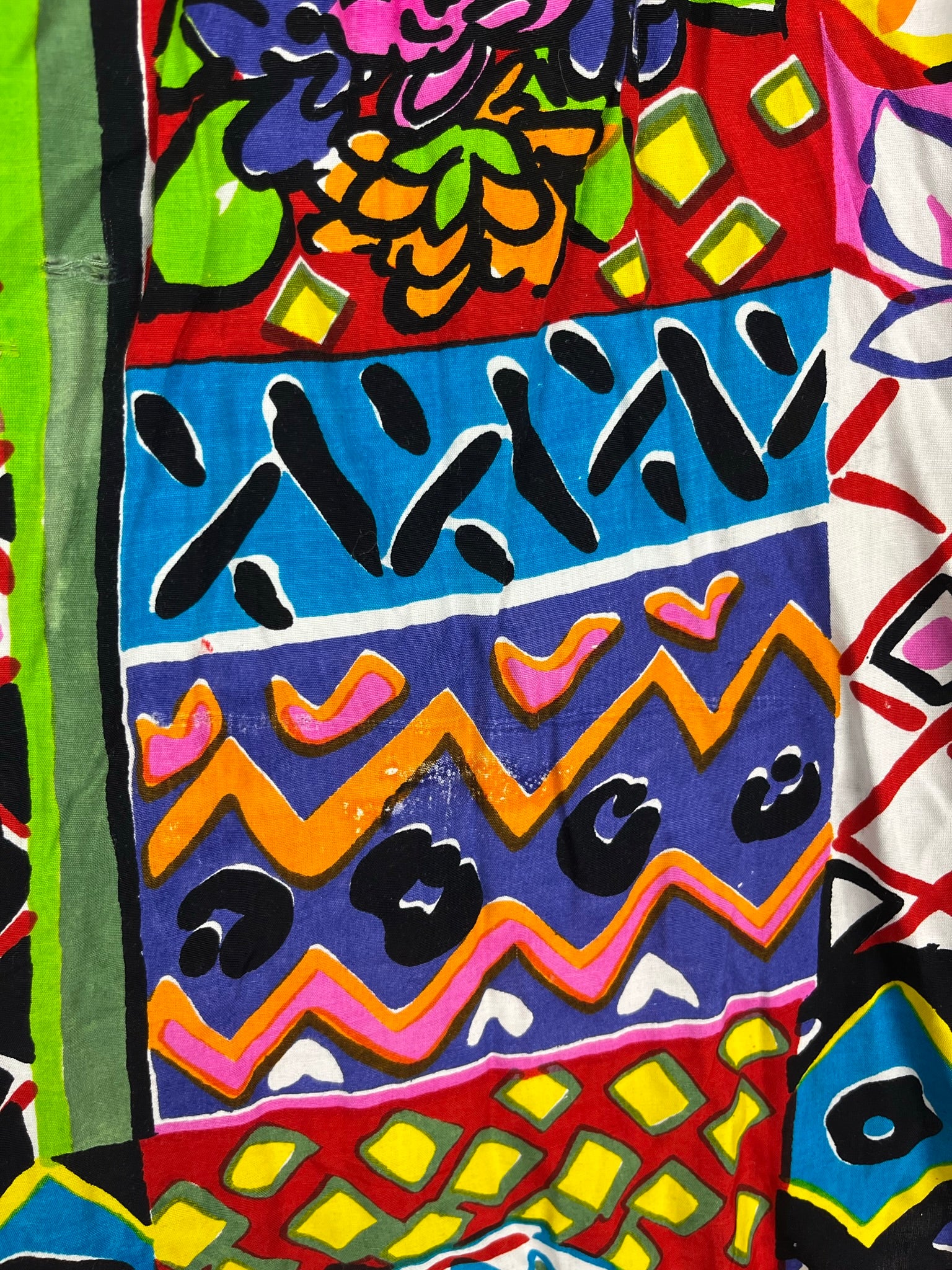 Vintage Crazy Pattern Hemd (S)