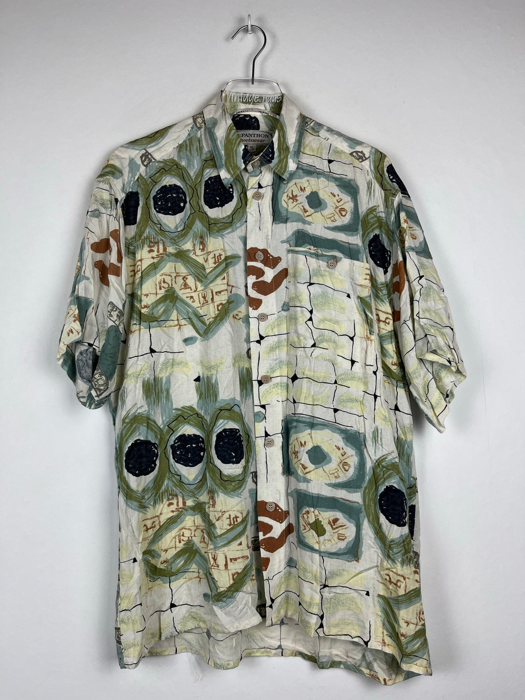 Vintage Crazy Pattern Hemd (M)