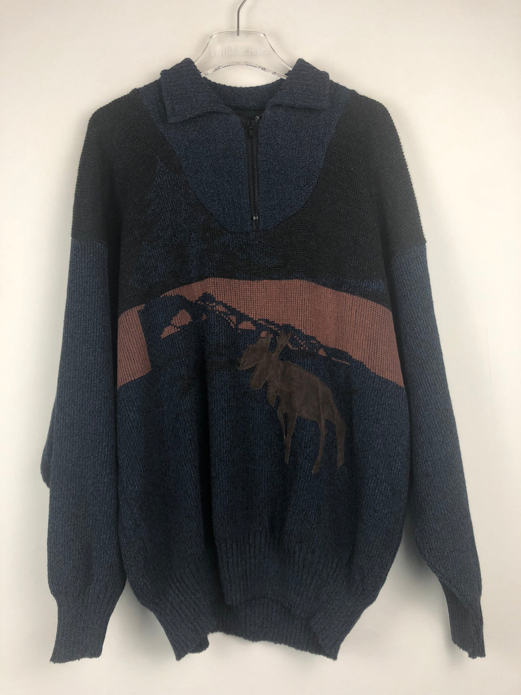 Vintage Half-Zip Sweater (L)