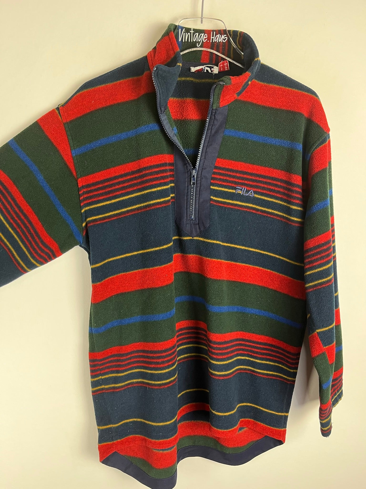 Vintage Fila Fleece Half-Zip Sweater (M-L)