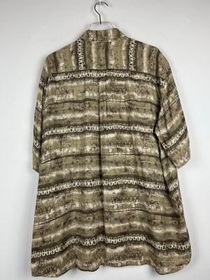 Vintage Crazy Pattern Hemd (XL)