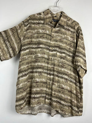 Vintage Crazy Pattern Hemd (XL)
