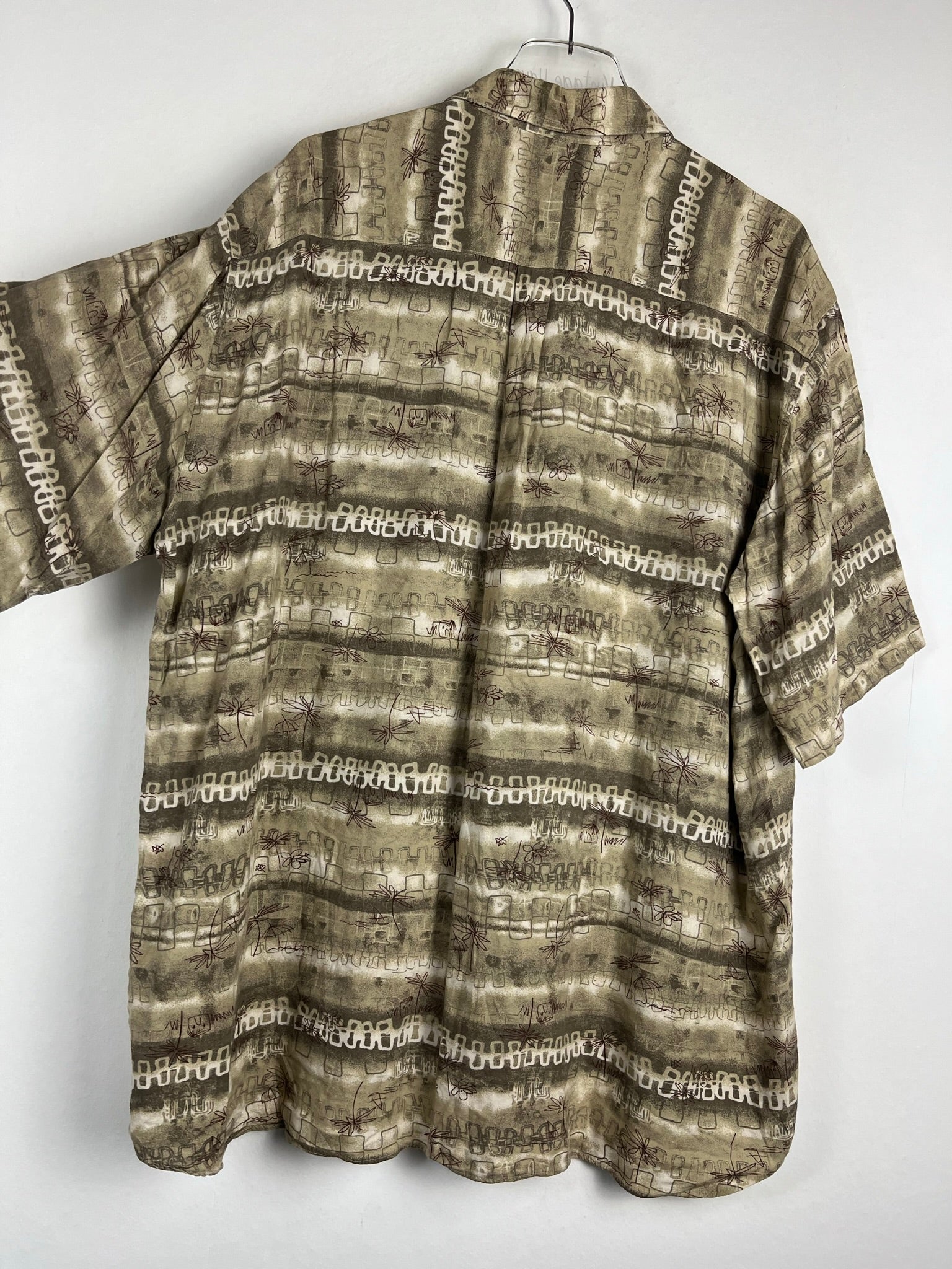 Vintage Crazy Pattern Hemd (XL)