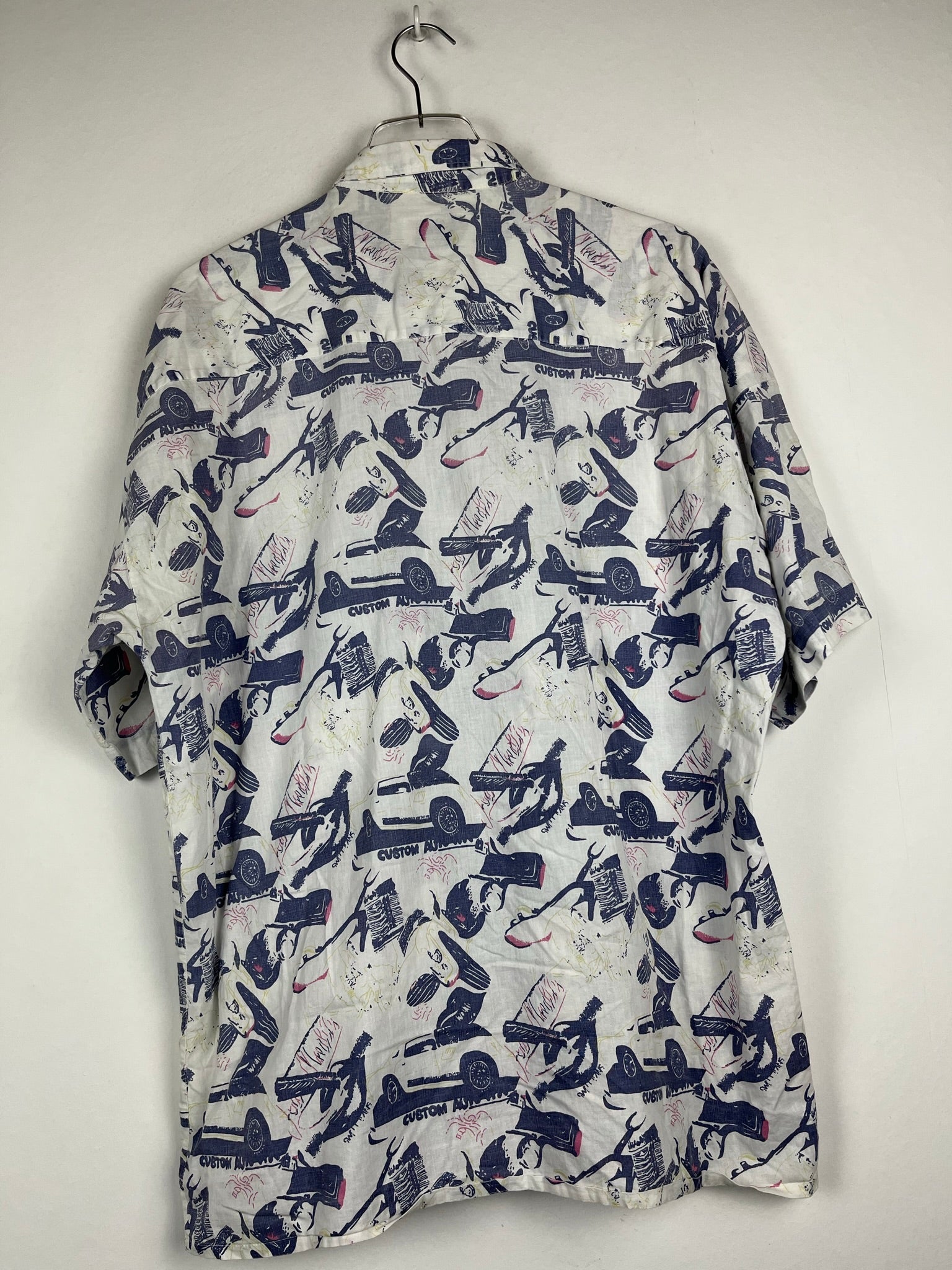 Vintage Crazy Pattern Hemd (L)