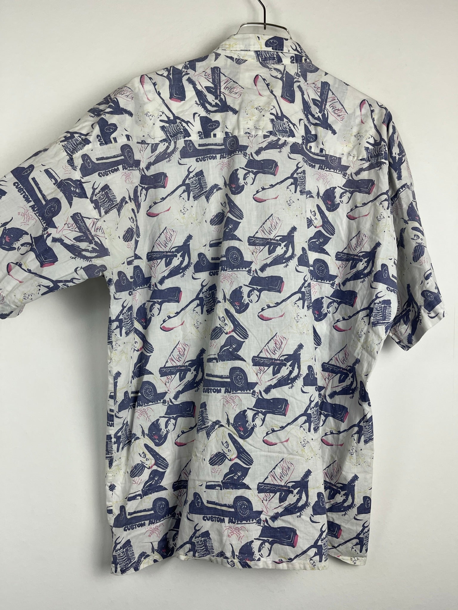Vintage Crazy Pattern Hemd (L)