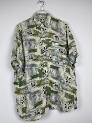 Vintage Crazy Pattern Hemd (XL)