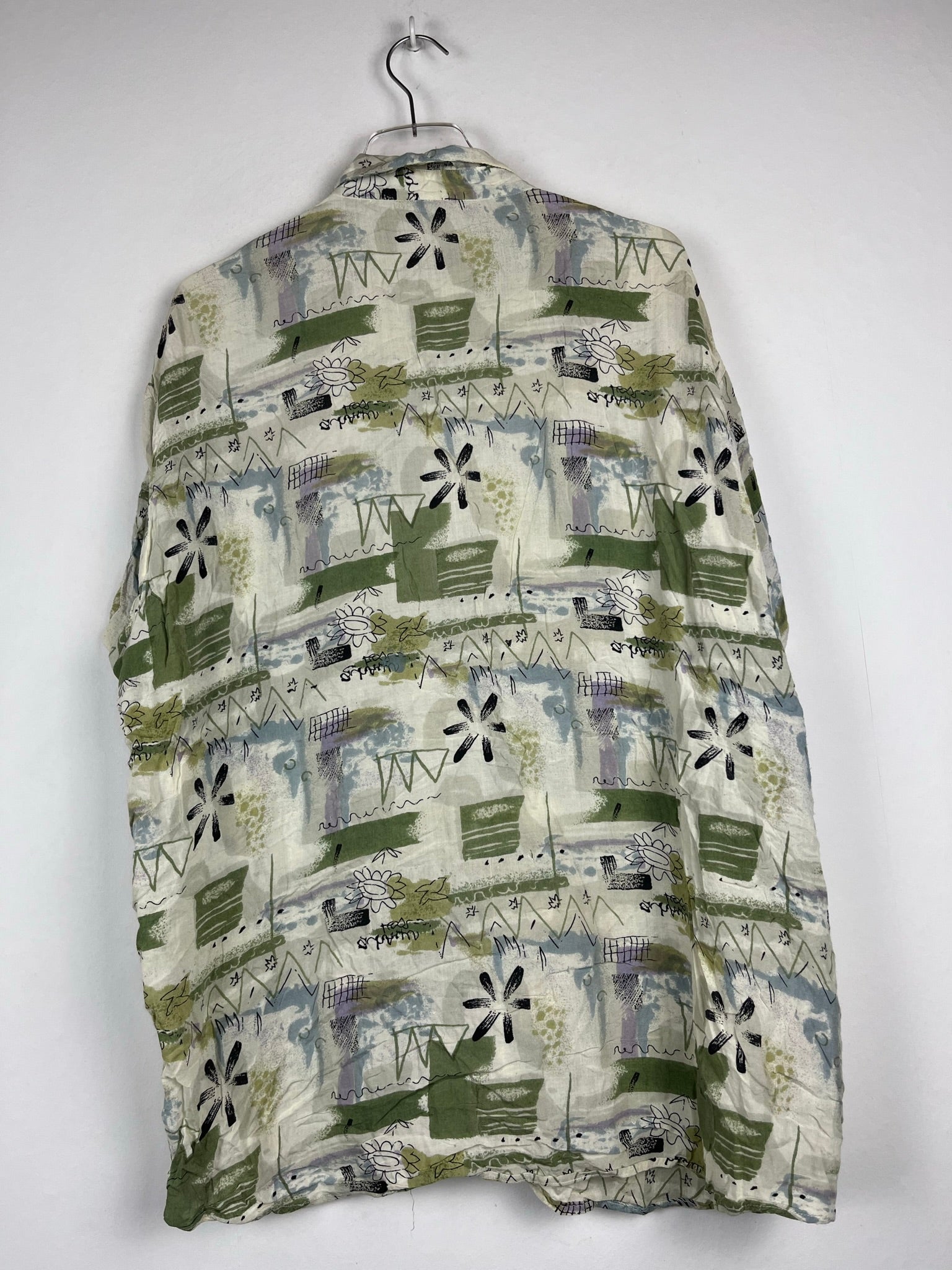 Vintage Crazy Pattern Hemd (XL)