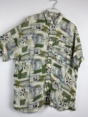 Vintage Crazy Pattern Hemd (XL)