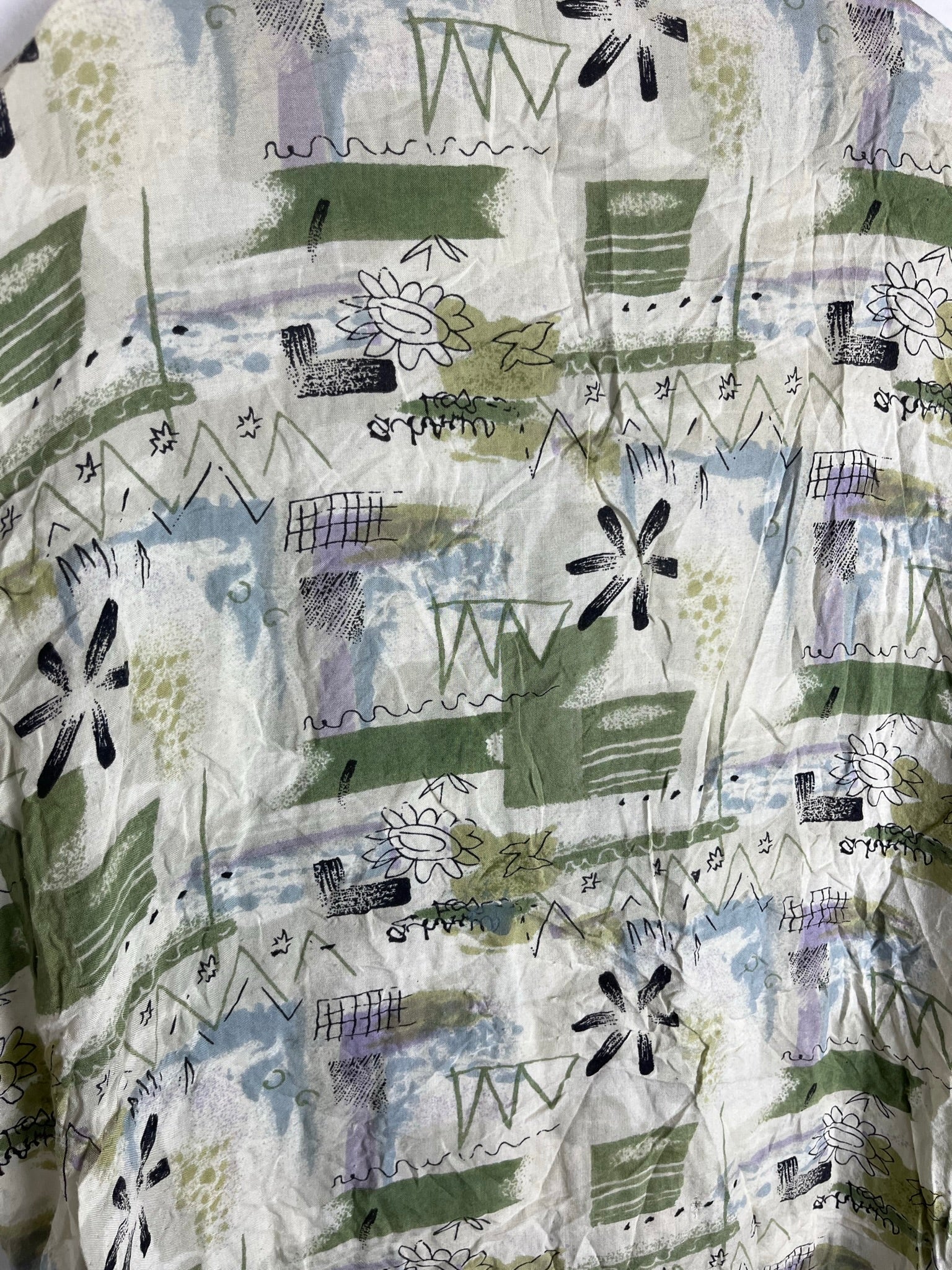 Vintage Crazy Pattern Hemd (XL)