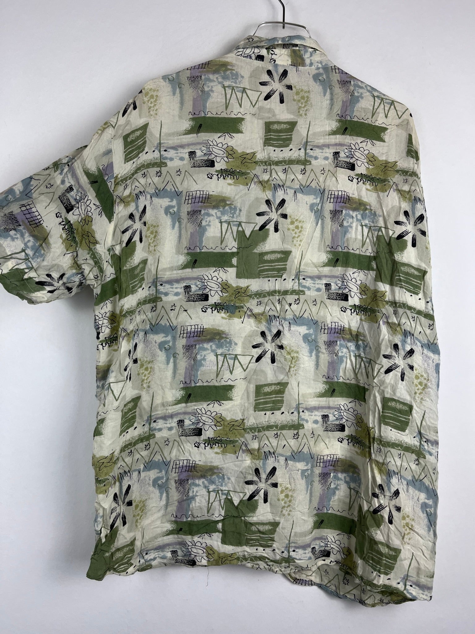 Vintage Crazy Pattern Hemd (XL)