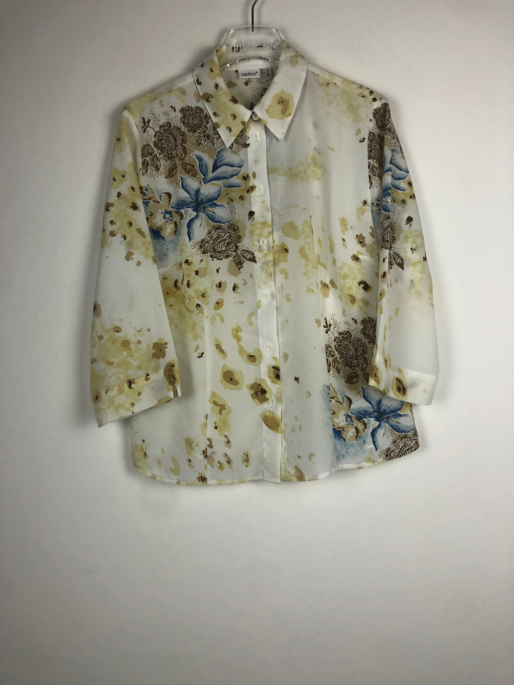 Vintage Crazy Pattern Hemd (S)