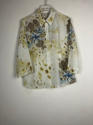 Vintage Crazy Pattern Hemd (S)
