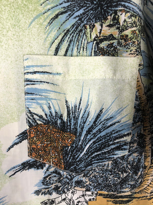 Vintage Crazy Pattern Hemd (M)