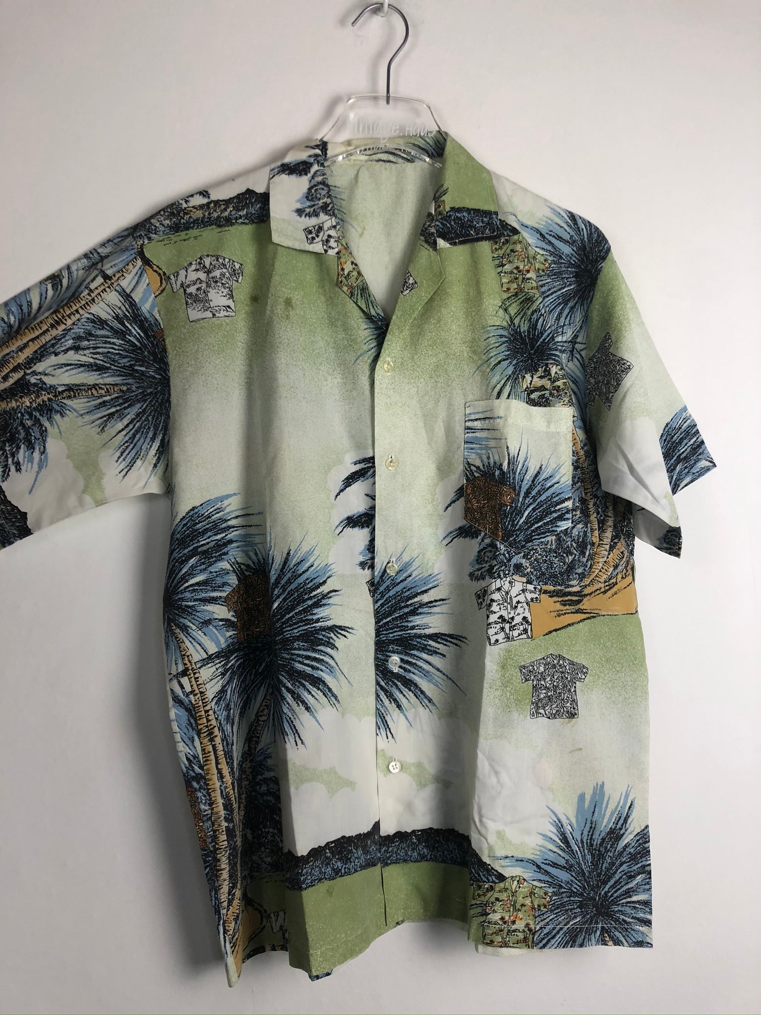 Vintage Crazy Pattern Hemd (M)