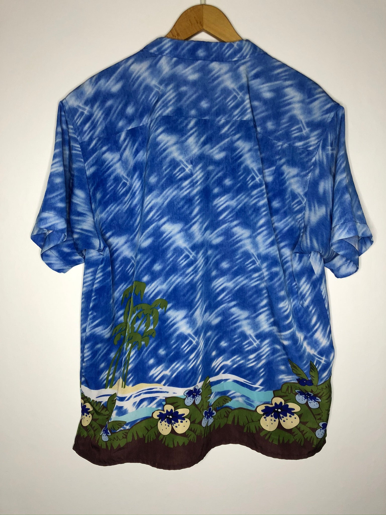 Vintage Crazy Pattern Hemd (L)