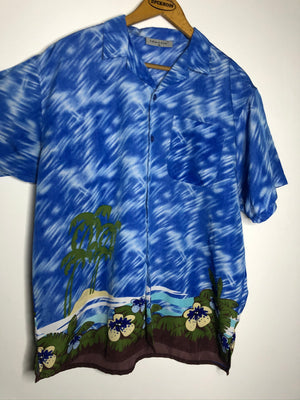 Vintage Crazy Pattern Hemd (L)