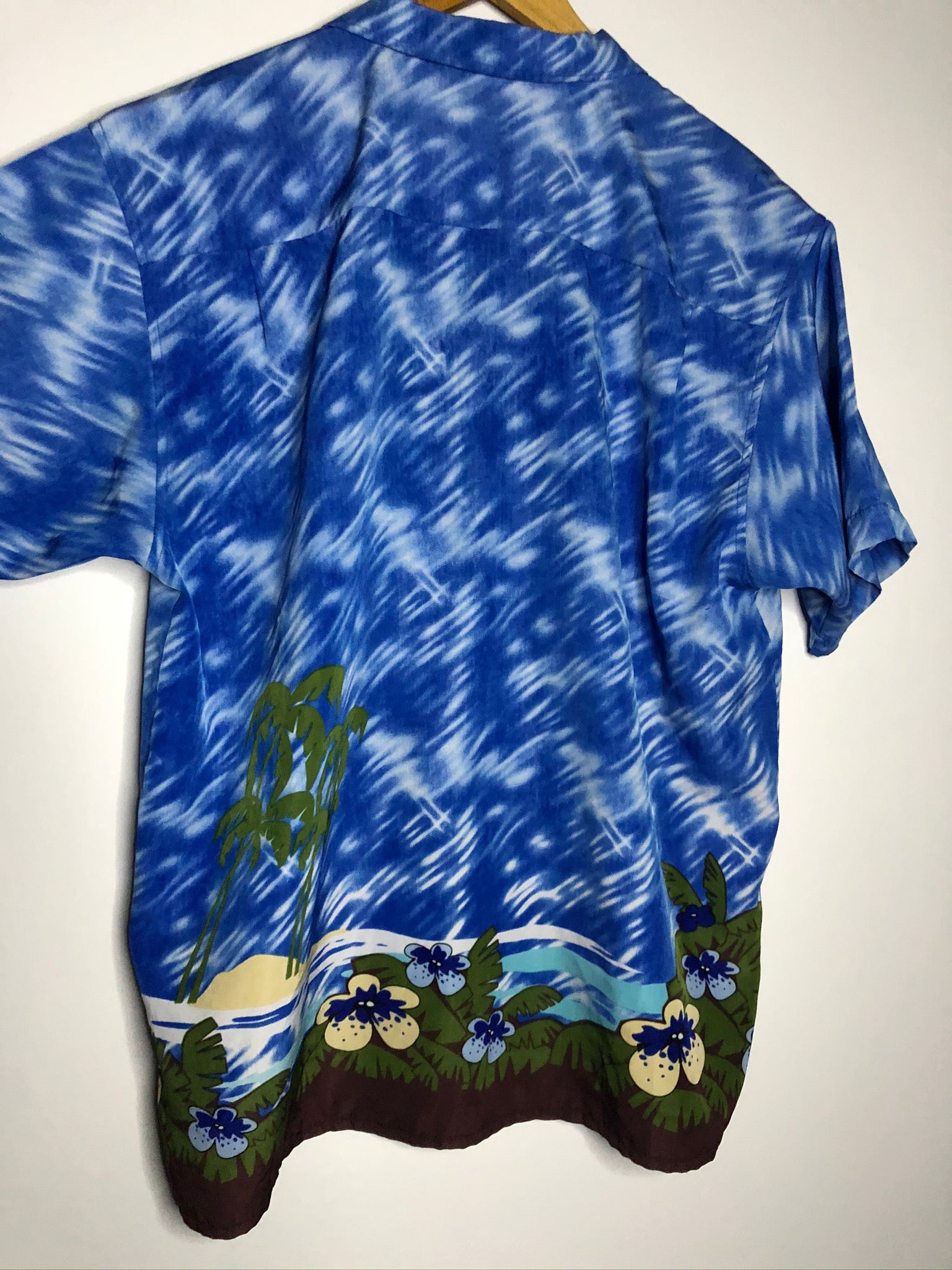 Vintage Crazy Pattern Hemd (L)