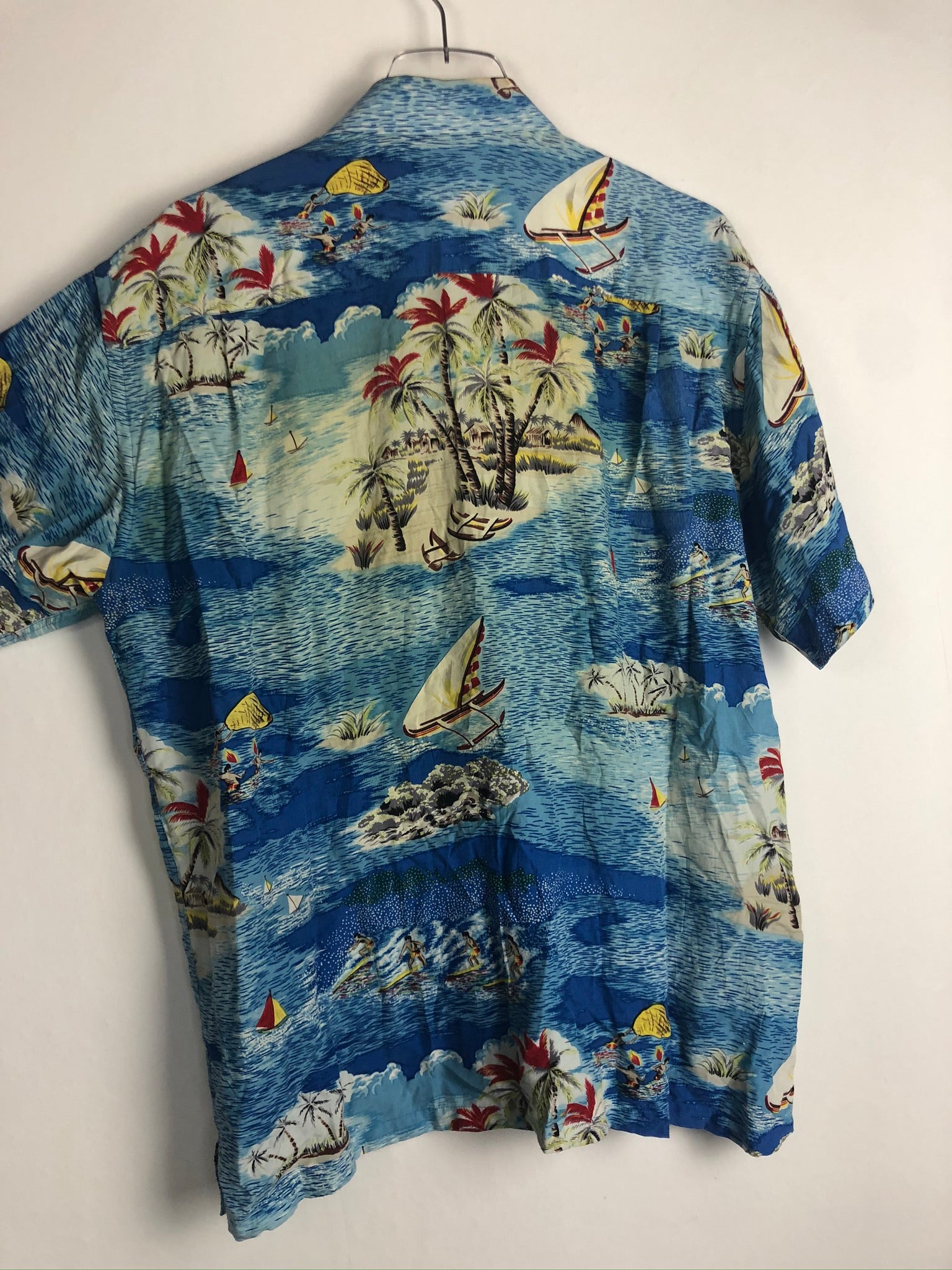 Vintage Crazy Pattern Hawaii Hemd (M)